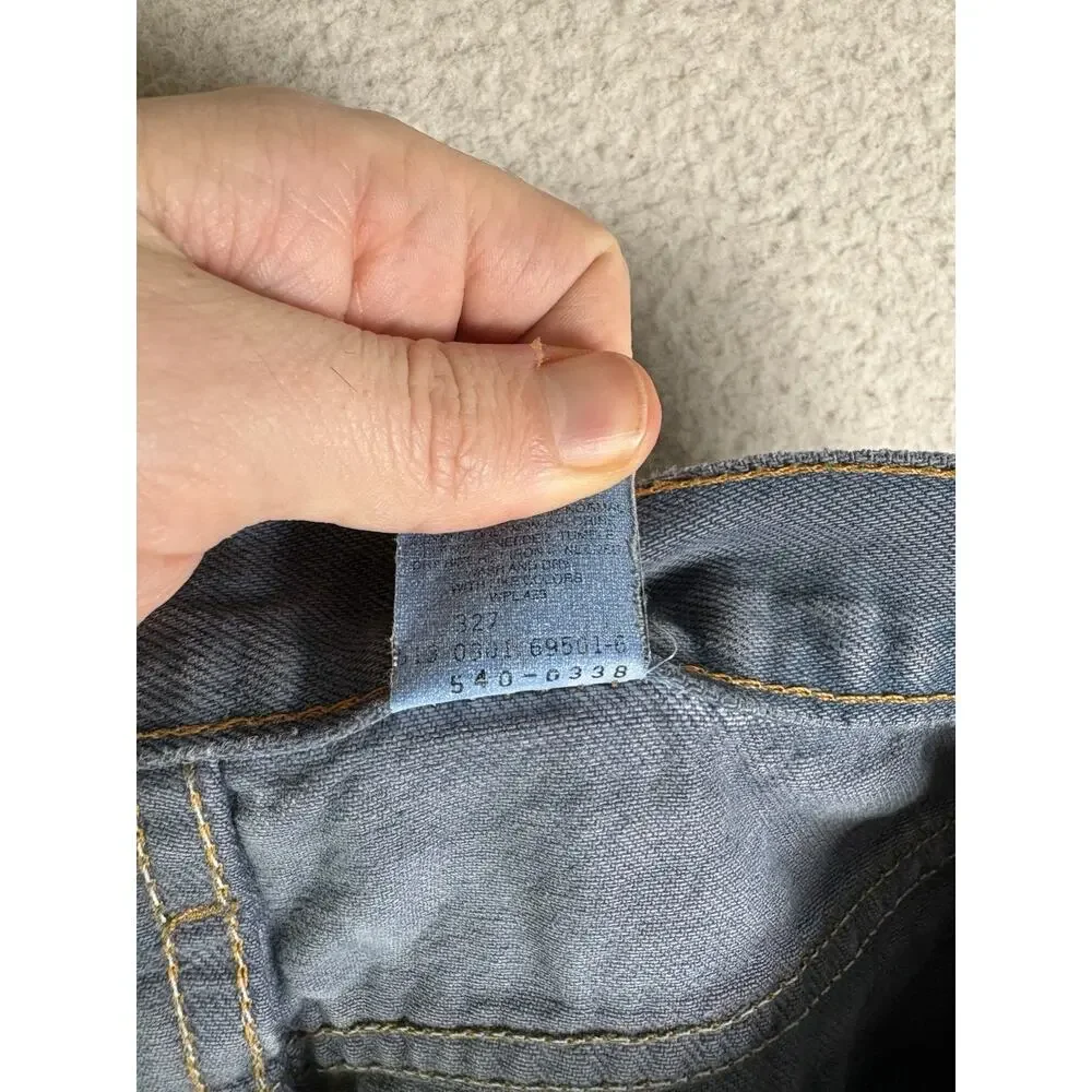 Vintage Levis 540 Jeans Mens 38x30 FITS 36x28 Blue Made USA Distressed THRASHED